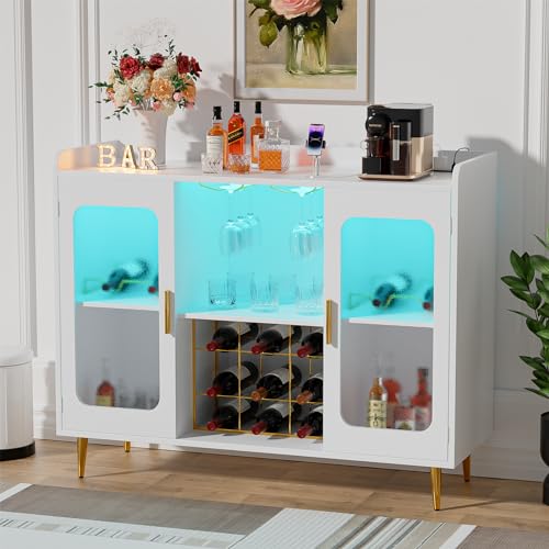 Home Bar And Cabinet - Armário de Bebidas com Tomada Elétrica