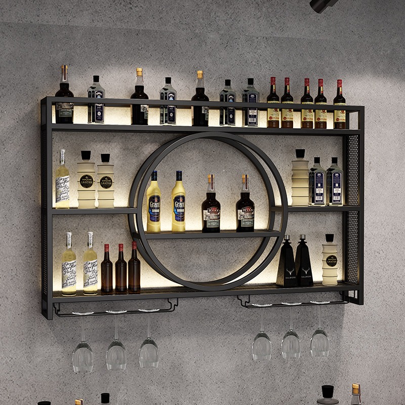 Home Bar Shelves - Suporte de parede para garrafas de