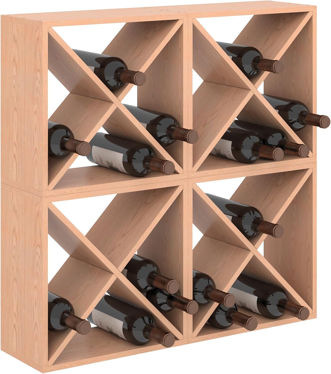 Home Bar Shelves - Suporte para 96 Garrafas de Vinho,