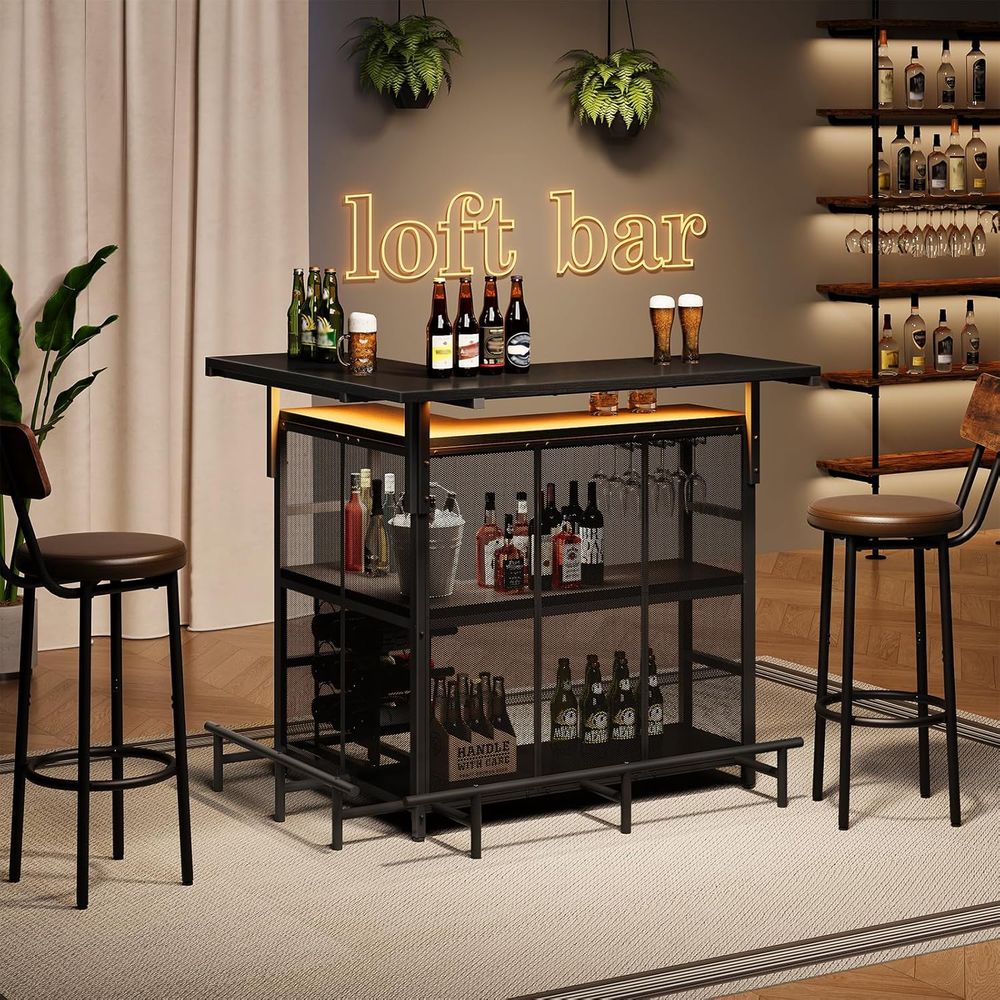 Unidade de Bar para Casa, Mesa - Home Bar Shelves avaliação e preço