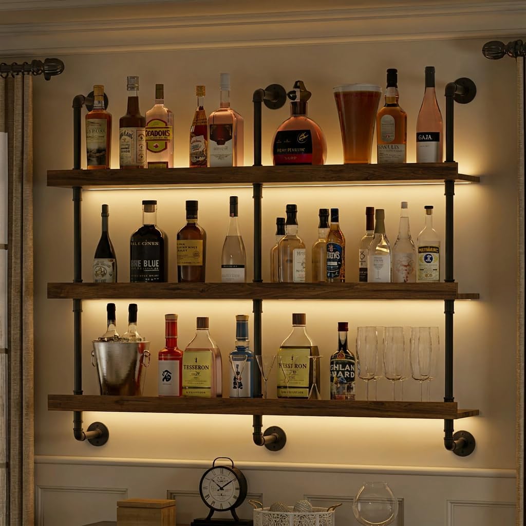 Suporte de parede para garrafa - Home Bar Shelves avaliação e preço