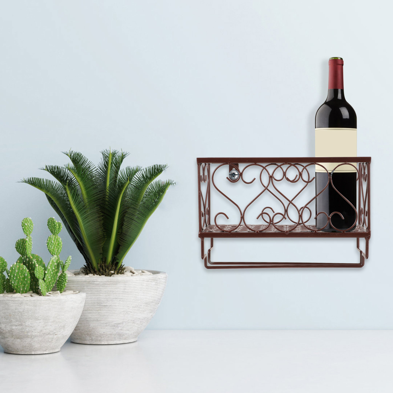 Suporte de Parede para Garrafa - Home Bar Shelves avaliação e preço