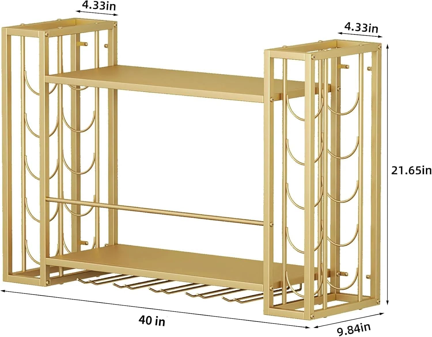 Suporte de Vinho Montado na Pa - Home Bar Shelves avaliação e preço