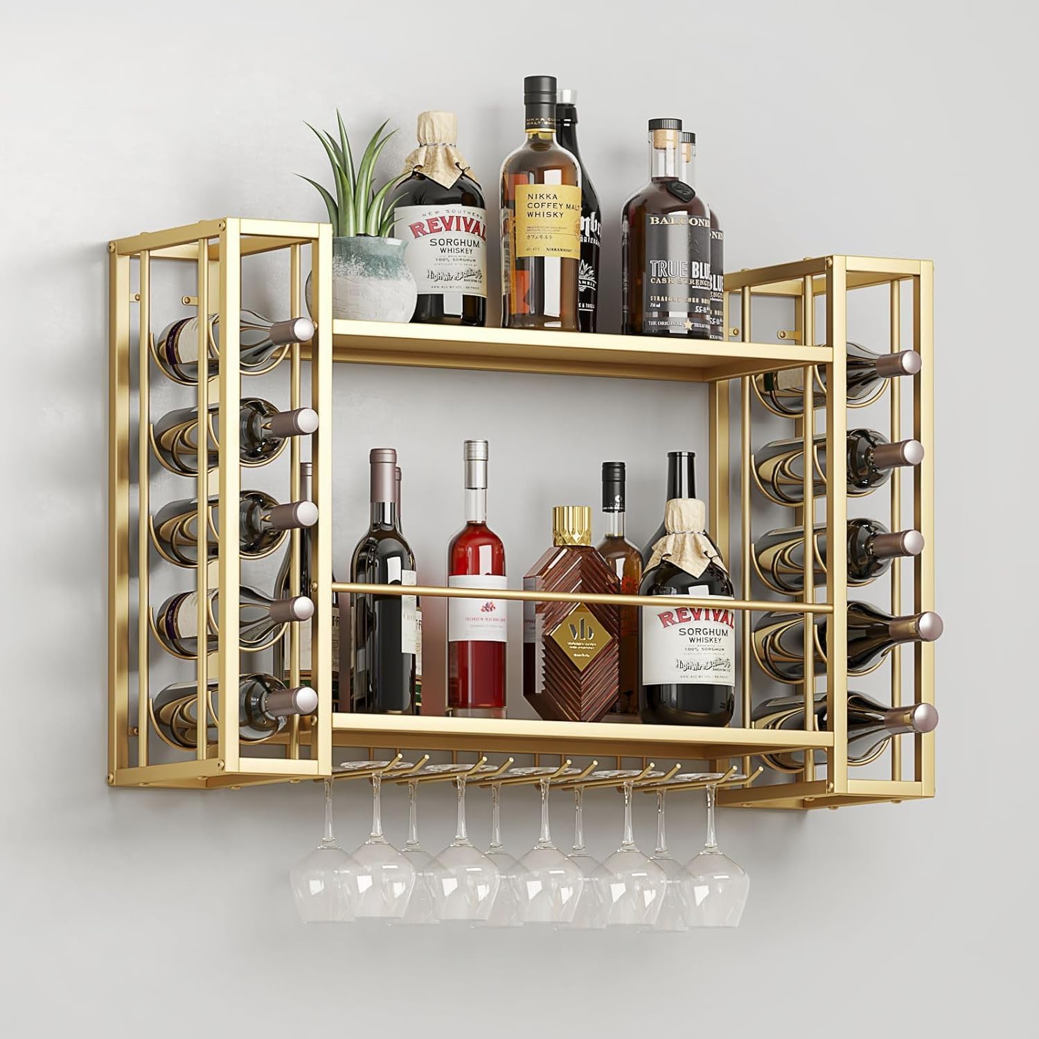 Suporte de Vinho Montado na Pa - Home Bar Shelves avaliação e preço